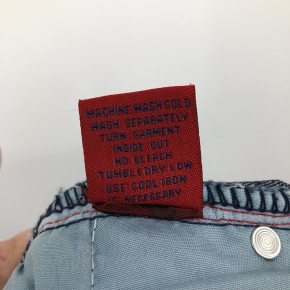 Vintage Von Dutch Capri Jeans Juniors Size 3 Y2K Embroidered Med Wash Mid Rise - Picture 11 of 12